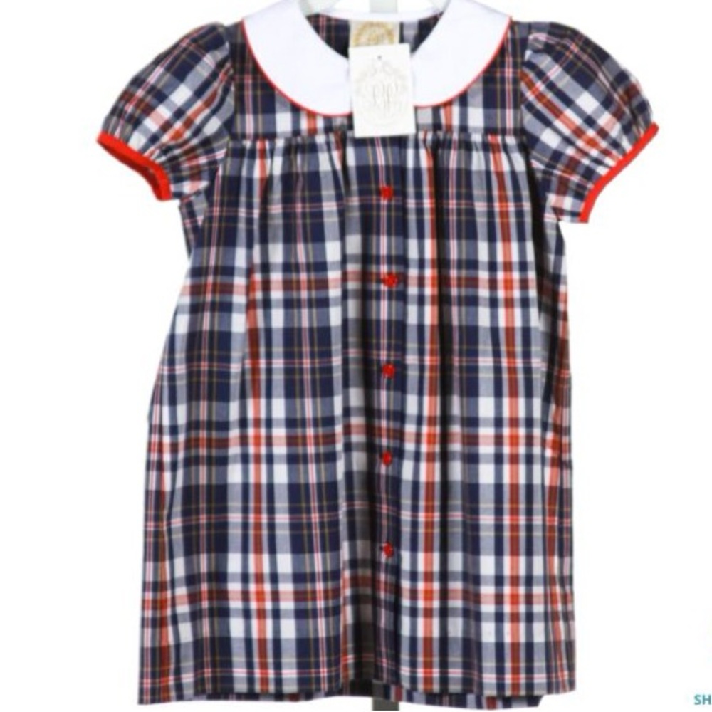 The Beaufort Bonnet Plaid Dress NWT